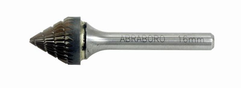 Frez do metalu ABRABORO Typ J, 16,0 x 63 14,5 - owal ostry 60° TCT