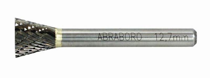 Frez do metalu ABRABORO Typ N, 12,7 x 58 13 - odwrócony stożek TCT wrocław narzędzia profitech